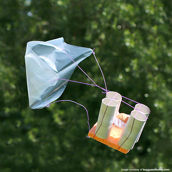 Try it: Egg drop parachute challenge